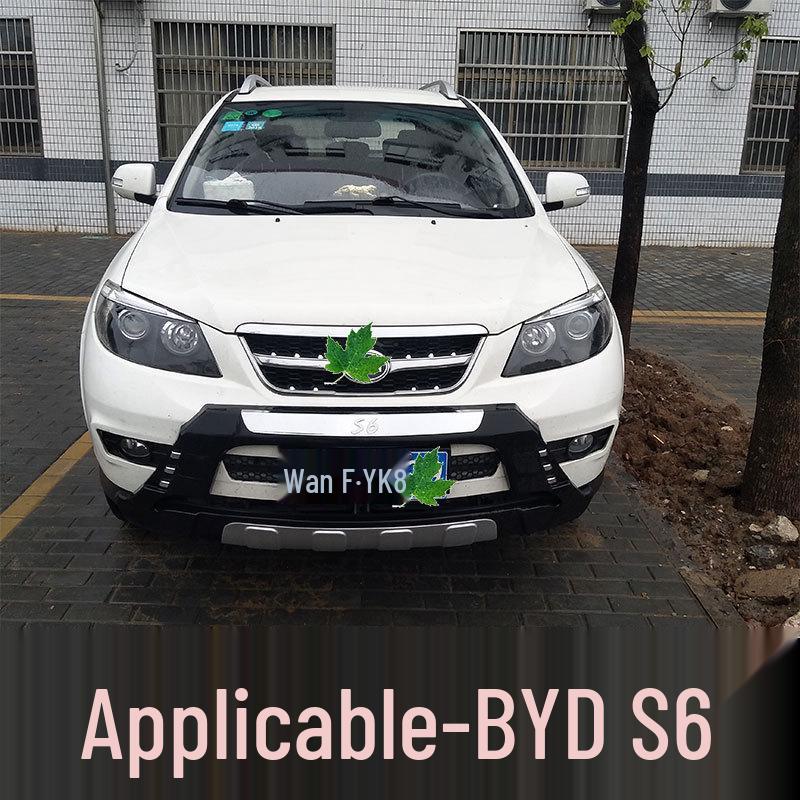 BYD S6 Front & Rear Bumper Guard Kit: Highlight Model Decorative Bars