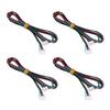 4pcs 42-step Stepper Motor Connecting Cable 2m Long For 3D Printer Accessory Electrical Equipment Supplies