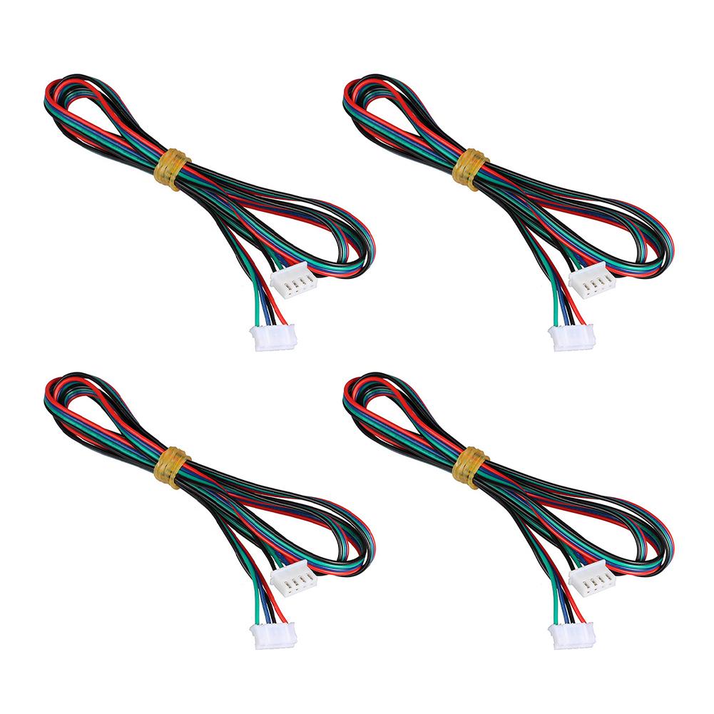 4pcs 42-step Stepper Motor Connecting Cable 2m Long For 3D Printer Accessory Electrical Equipment Supplies