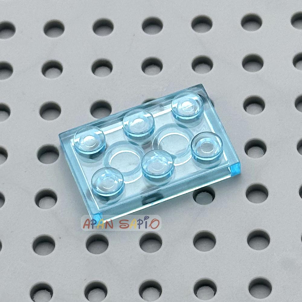 50pcs DIY Building Blocks Thin Figures Bricks 2x3 Dots 12Color Educational Creative Size Compatible With 3021 Toys for Children