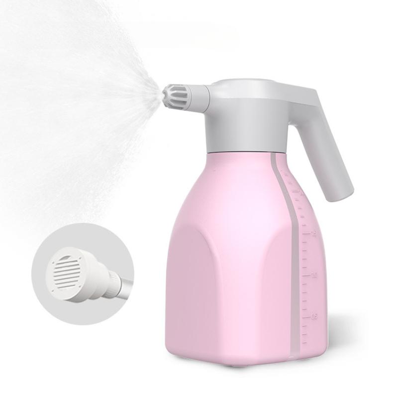 USB Rechargeable 1.5-2L Electric Cordless Water Bottle Sprayer Durable Automatic Mister for Plants and Gardens