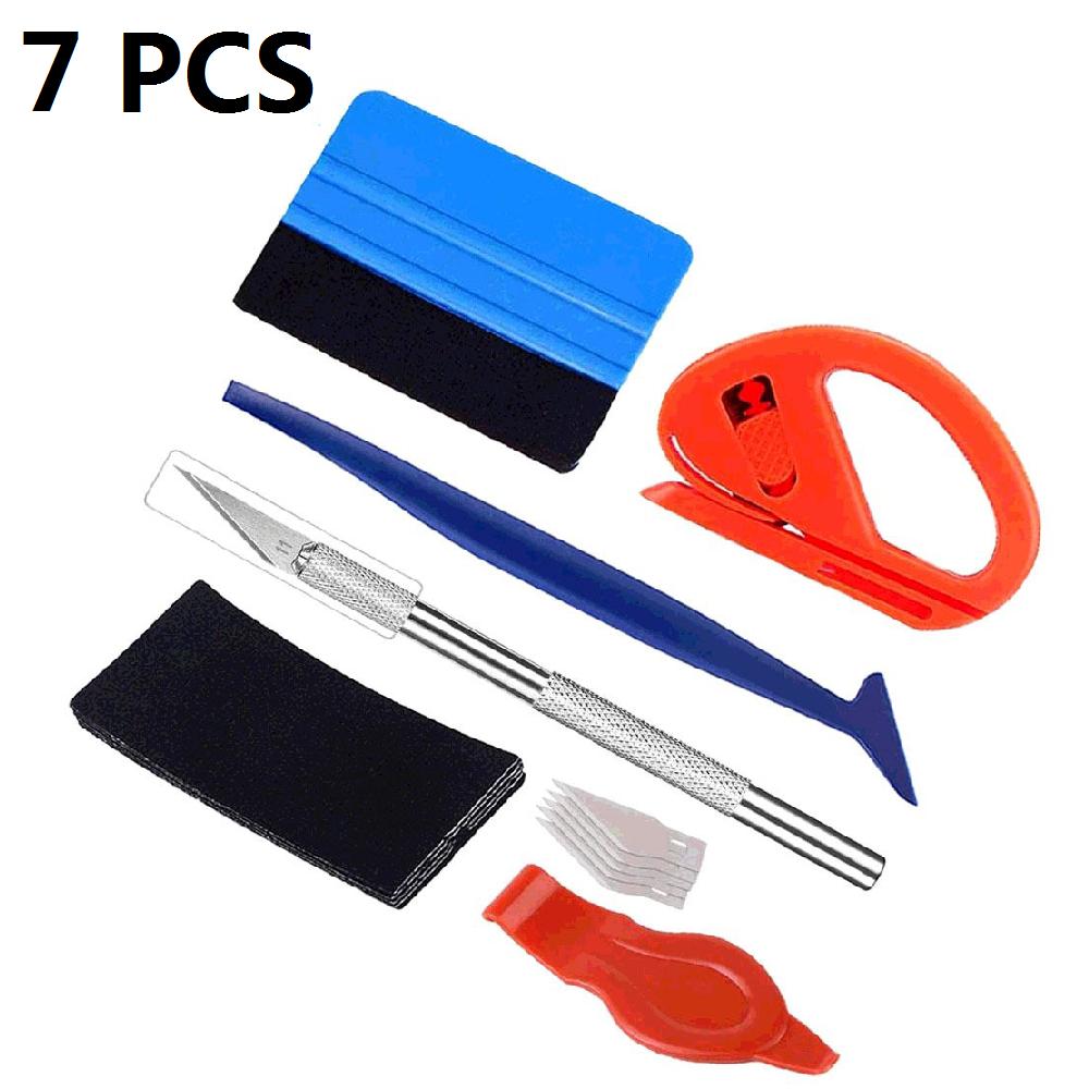 12Pcs Car Wrap Vinyl Scrapers High Quality Car Wrapping Tools Kit Profession Window Tinting Car Gadgets Universal Accessories