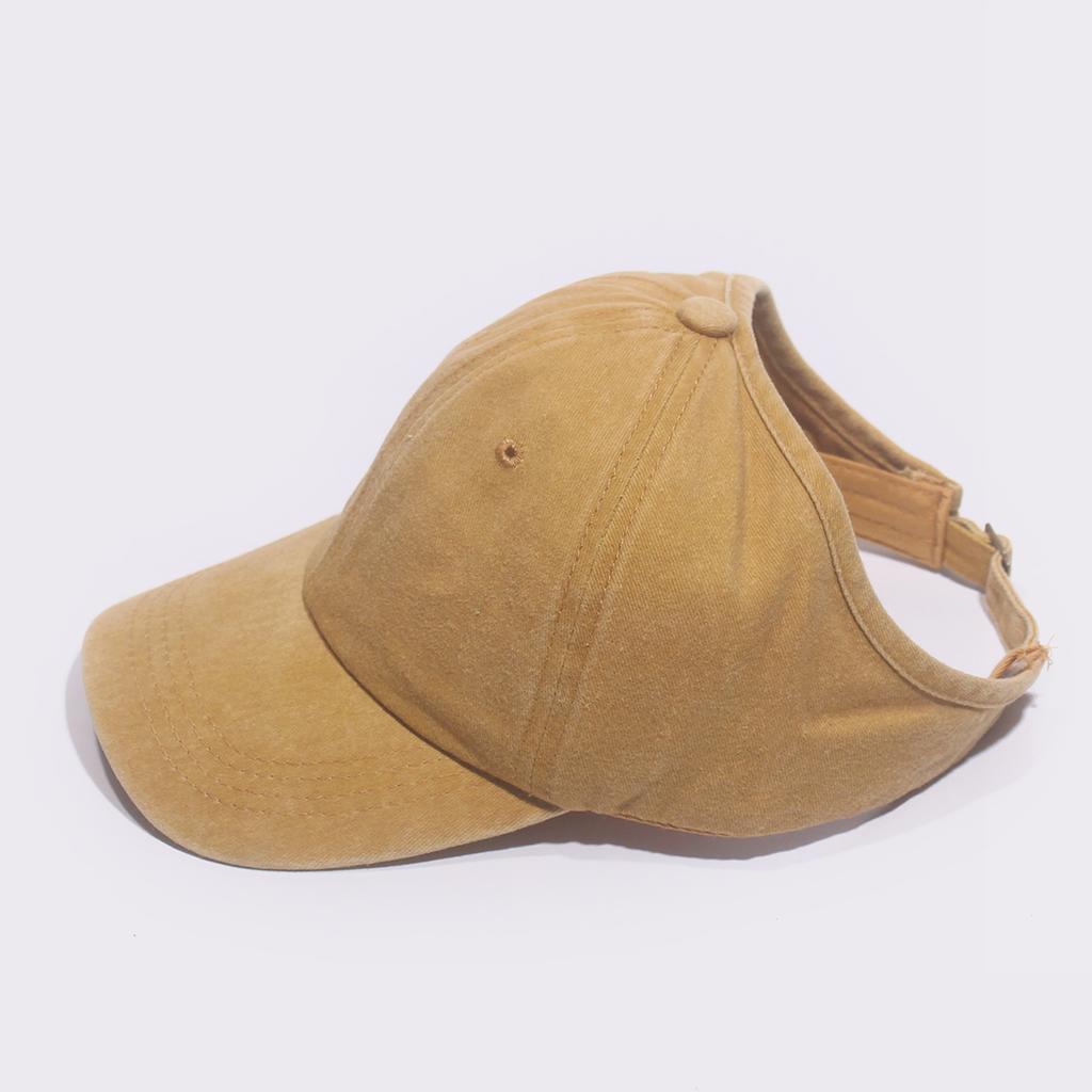 Ponytail Baseball Cap for Women Spring Summer Sun Hat Running Snapback Hat Messy High Bun Women's Caps Female