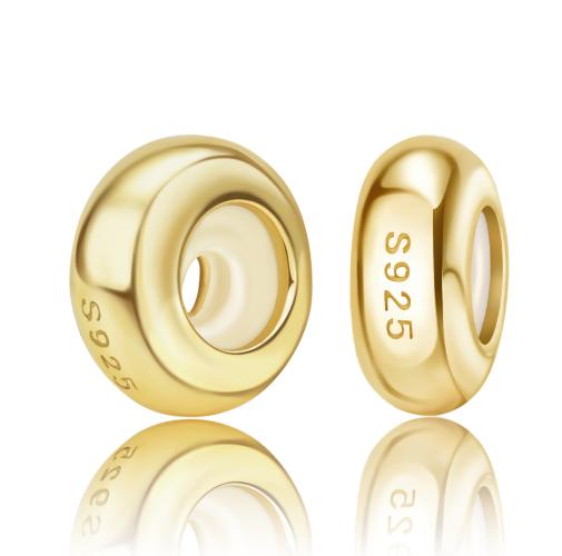 Медные Разноцветные Круглые Простые Силиконовые Разделители Модные Зажимы-Бусины Шармы Для Настоящих Браслетов Своими Руками Красивые Украшения