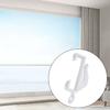 100Pcs Curtain Side Rails Rollers for Smooth Drapery Movement Living Room and Bedroom Curtain Track Pulleys Gliders Hook