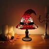 Witch Hat Ornament, Bedroom, Stained Glass Hat LED Lights, Table Night Light, Halloween Decor For Indoor Party Wiccan