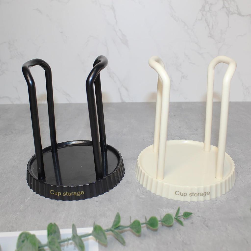 4 PACK Bathroom Cup Dispenser, Plastic Cup Holder, Disposable Cup Holder, Cup Dispenser for Restaurant, Coffee