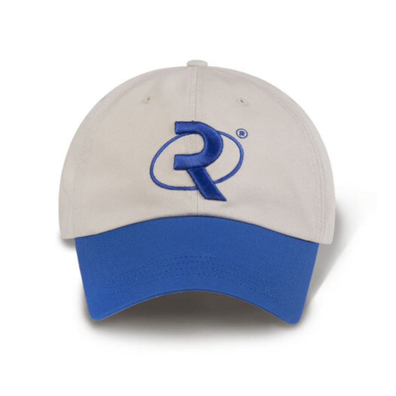 RIGOON STUDIO Planet R Two-Tone Ball Cap (Beige & Blue)