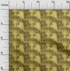 oneOone Cotton Flex Dark Mustard Fabric Asian-Tie & Dye- Texture Craft Projects Decor Fabric Printed By The Yard 40 Inch