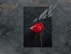GLASS CUTTING BOARD 35x52 Rose