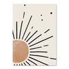 Boho Posters Abstract Geometry Line Leaves Sun Rainbow Boho Home Decor Nordic Canvas Painting Picture For Living Room Decor