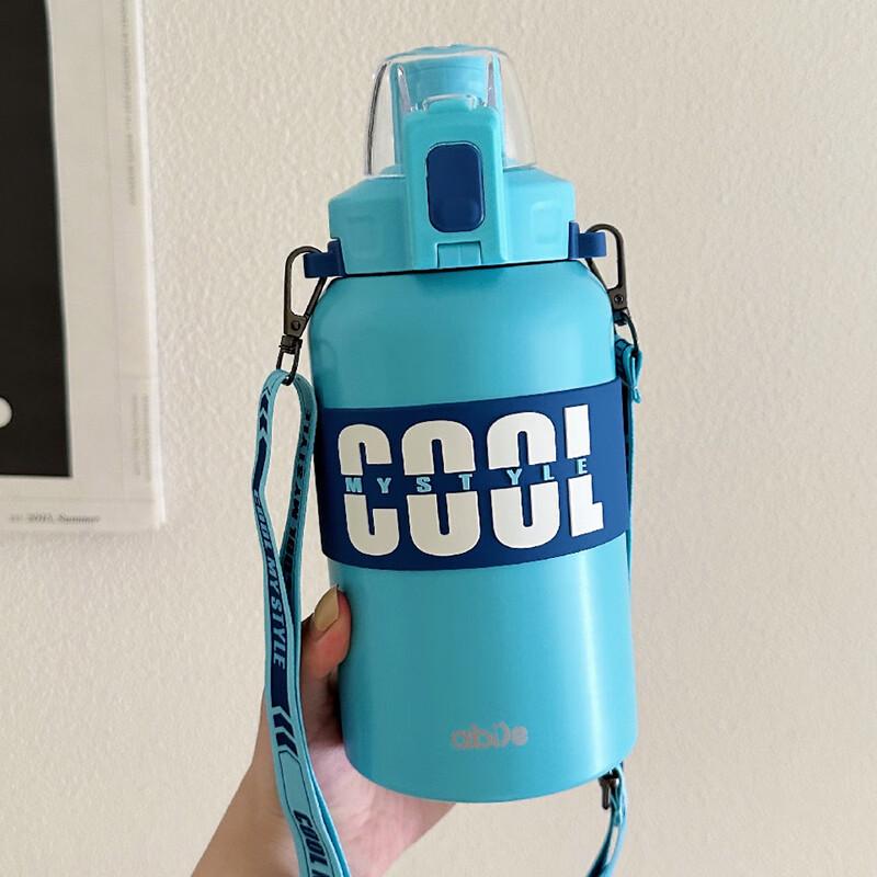 Changqi 316 Stainless Steel Large Insulated Sport Water Bottle with Straw