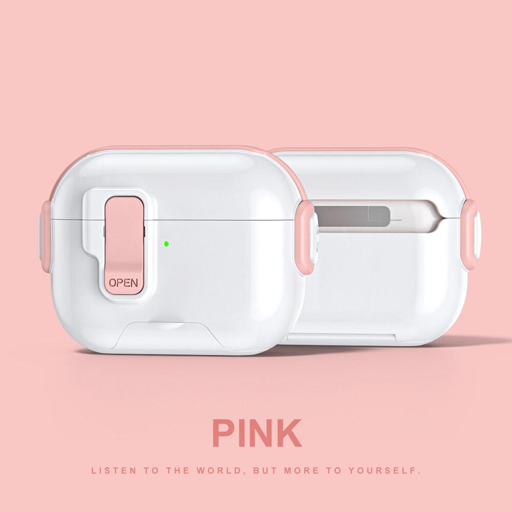 KEYSION Magnetic Automatic Switch Earphone Case for Airpods Pro 3 2 Hidden Phone Stand Shockproof Headphone Cover for AirPods 4