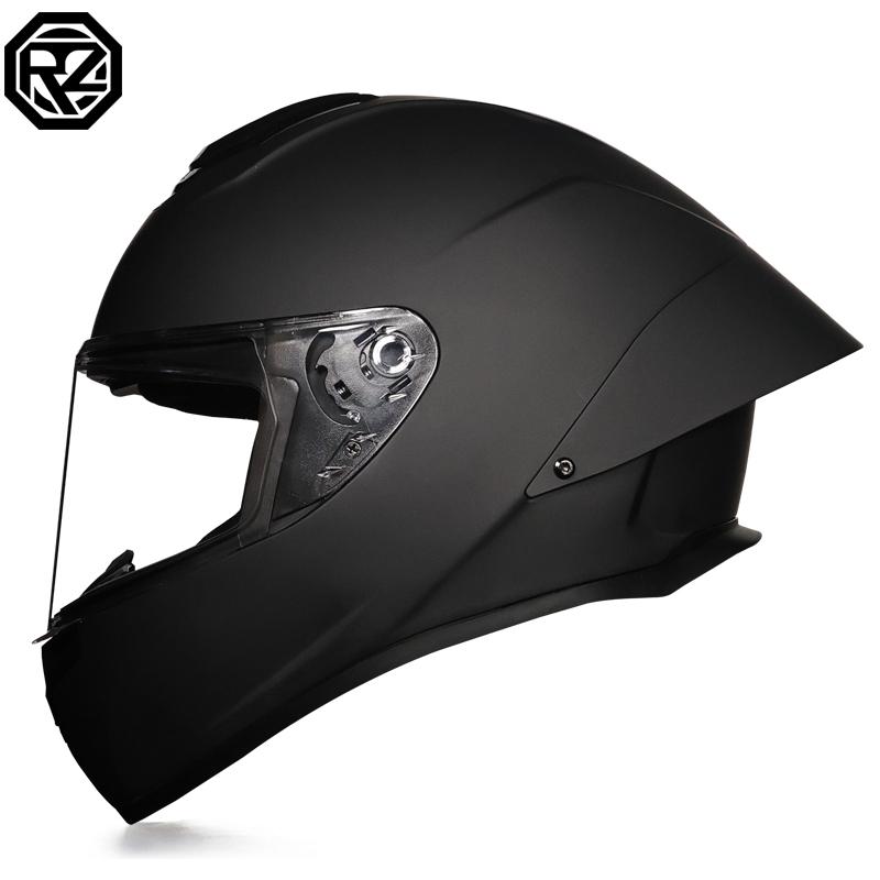 ORZ-S802 Motorcycle Helmet, DOT Men's and Women's Full Face Helmet, Personalized, Cool, All Season, Big Tail Wing Helmet
