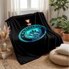 manchester Theme blanket Soft Flannel Blanket Plush Throw Blanket Cozy Sofa Bed Blanket for Home Decor