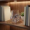 Glass Tumbler With, Pattern Drinking Glass for Home Kitchen Bar