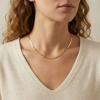 3MM Edelstahl Klinge Kette Halskette Hip Hop Damen Halsketten Feine Hochzeitsfeier Choker Schlüsselbein Schmuck Geschenk