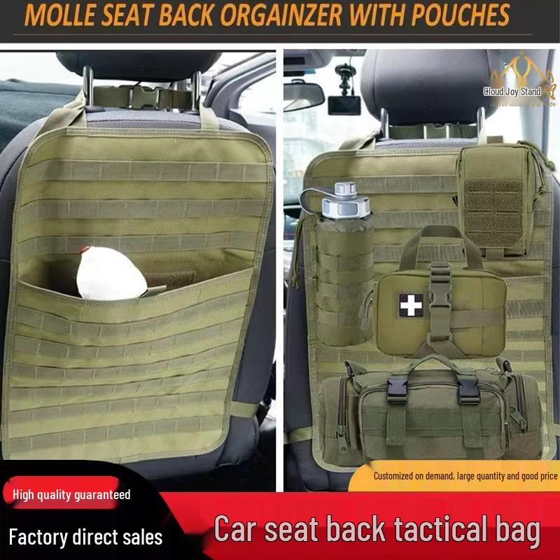 Molle Tactical Car Seat Organizer - Multifunctional Off-Road Storage Bag