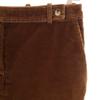 CELINE Made in France Midi length Corduroy Tight Skirt 38 Brown Women Used