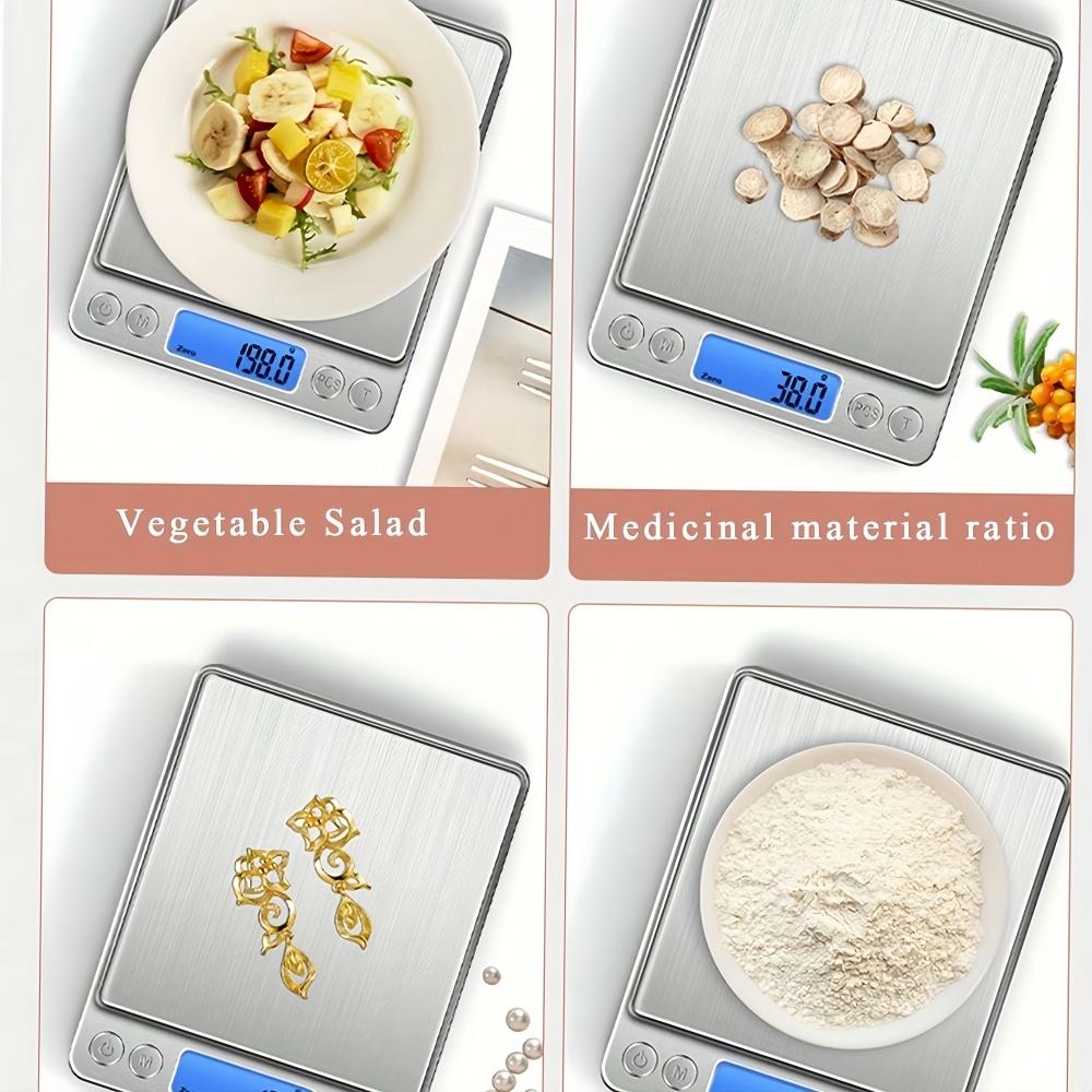 High-precision Digital Food Scale Kitchen Scale Multi-unit Smart Counting HD Display Jewelry Coffee Tea Baking Essential Tool