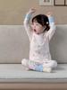 2025 Spring/Summer Children's Lycra-Cotton Pajamas: Korean Style, Tagless, Casual Home Wear Set
