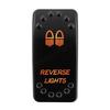 12V 24V Laser Rocker Switch Orange Led Light ON OFF / ON OFF ON for Car Boat Polaris RZR Can-Am ATV UTV RV Maverick Commander