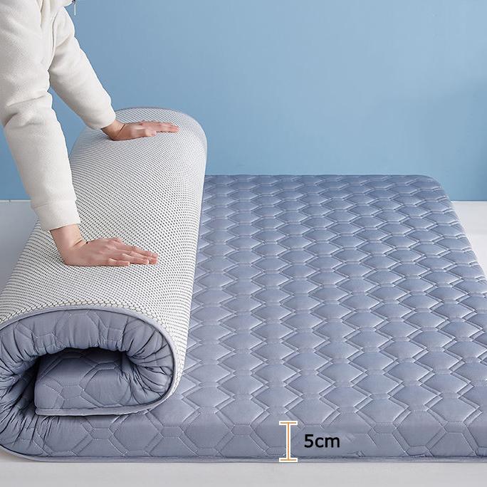 WTEMPO Soft Home Double-sided Bed Mattress Solid Color Thickened Single/Double Mattress Cushion Quilts Warm Winter Single Student Dormitory Mattress