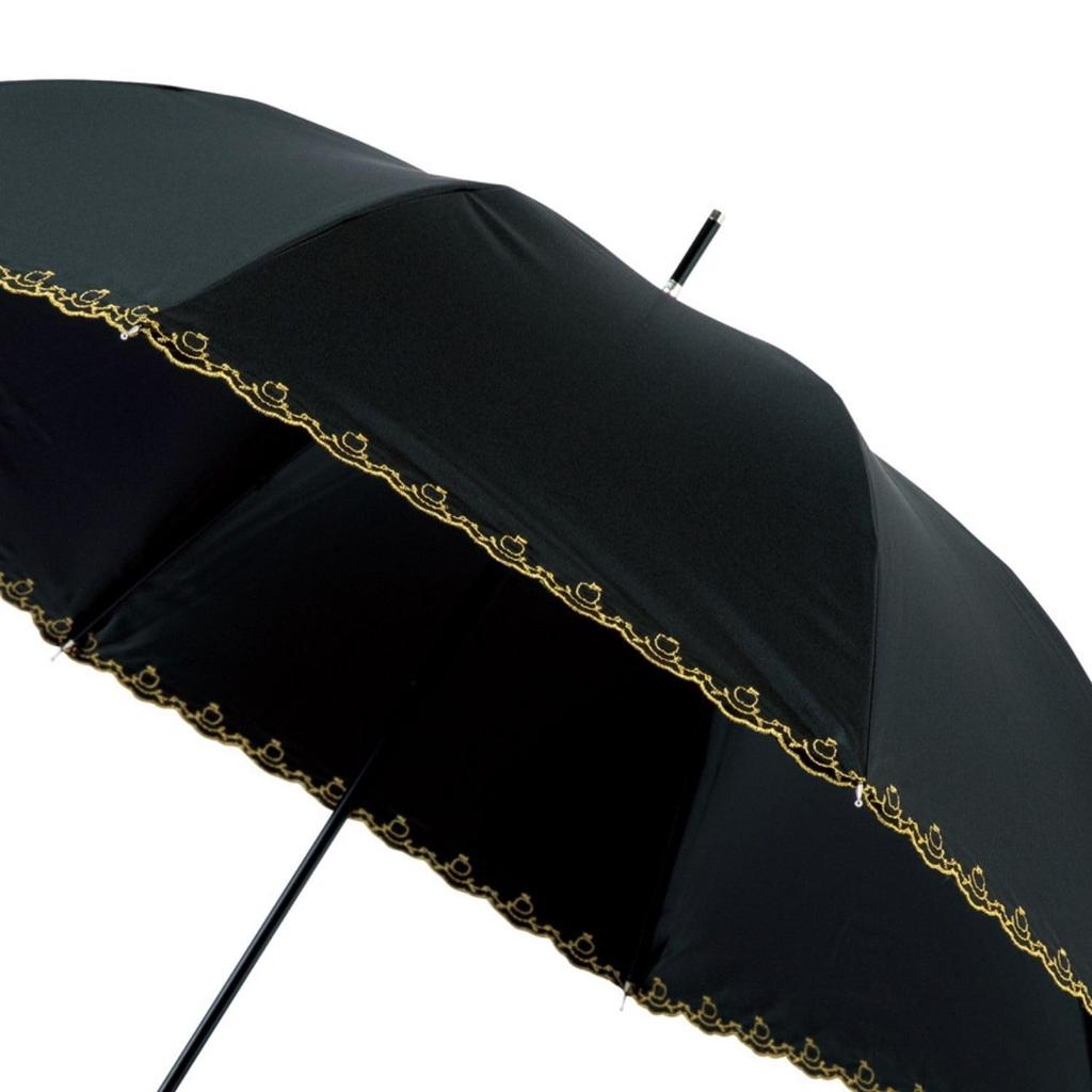 Moonbat Langer Sonn- und Regenschirm Leichte Wärme UV Apfelschale Schwarz [Esta] Damenschirm, Schutz, Blockierung, Blockierung, Schutz, Design,