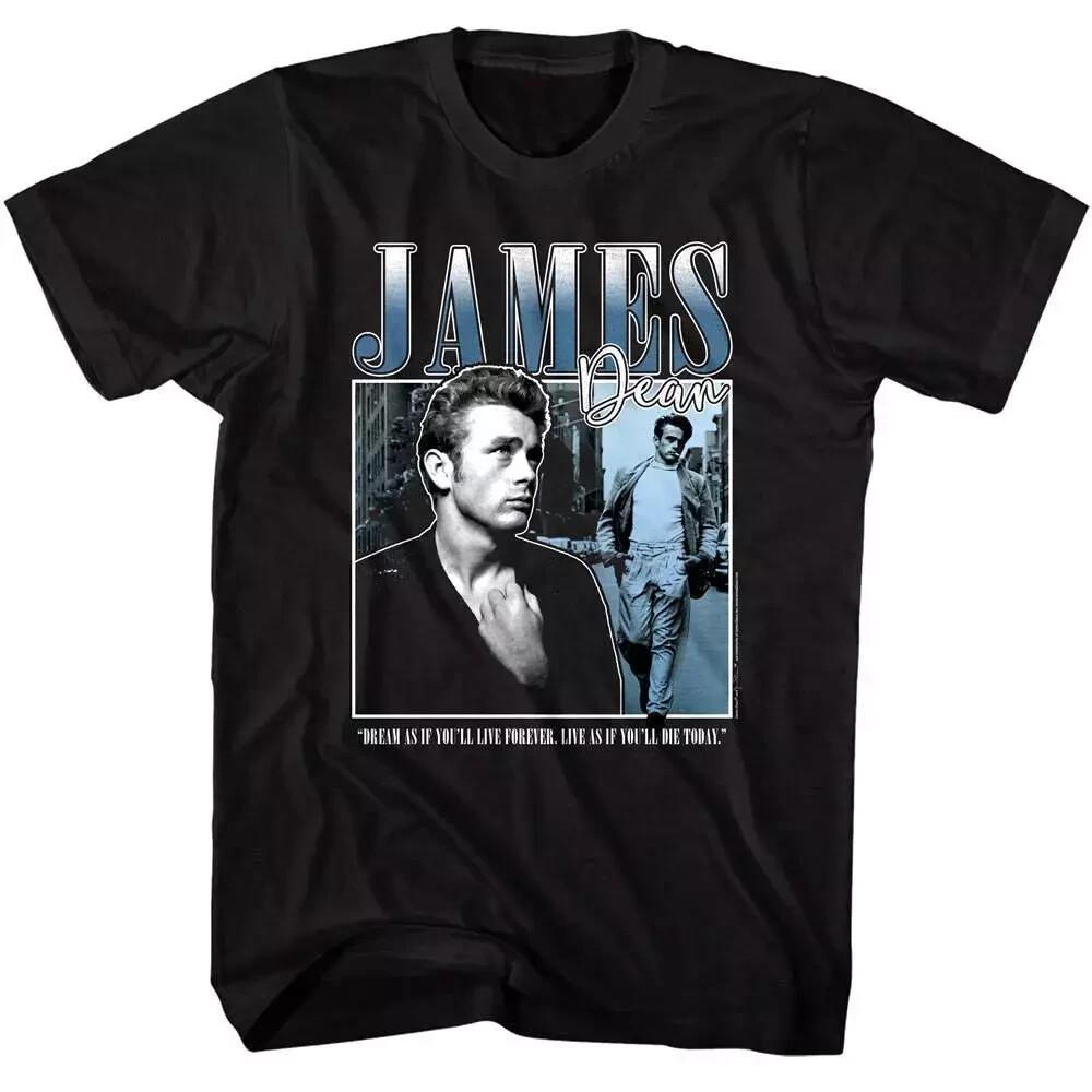 James Dean Lives Forever Men T Shirt L