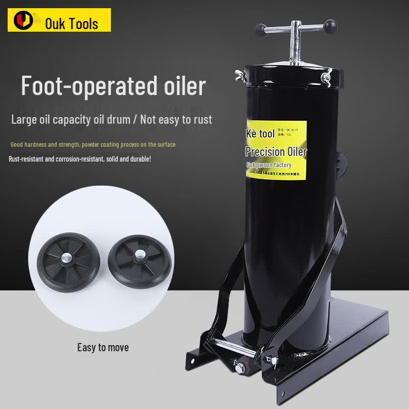 Ouke Foot-Pedal High-Pressure Grease Lubricator