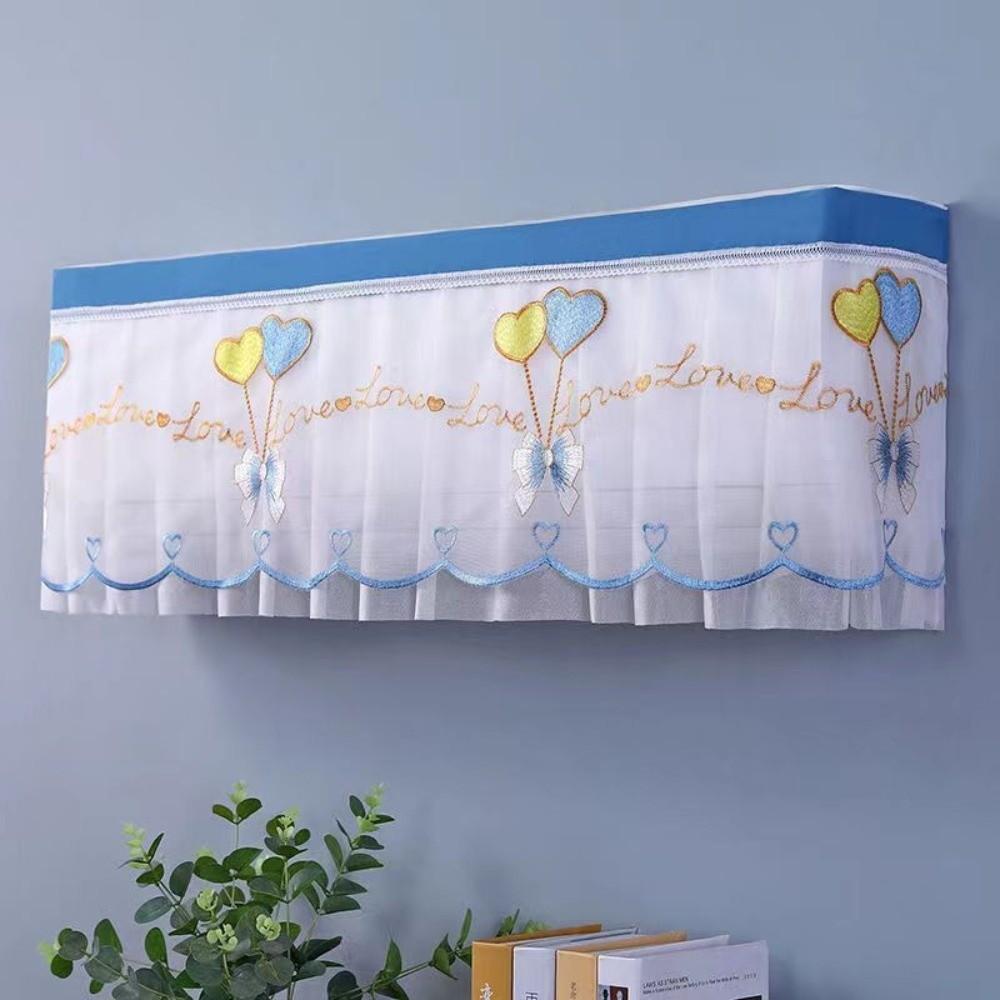 Wall Mounted Air Conditioner Dust Cover Anti-dust Portable Protective Cover Washable Cartoon Bear Print AC Covers Household