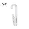 Non Slip Sock Hangers Laundry Hook with Clip, Non-Drilling ABS Closet Organizer, Multi Purpose Portable Clothes Drying Clips Durable Anti-slip