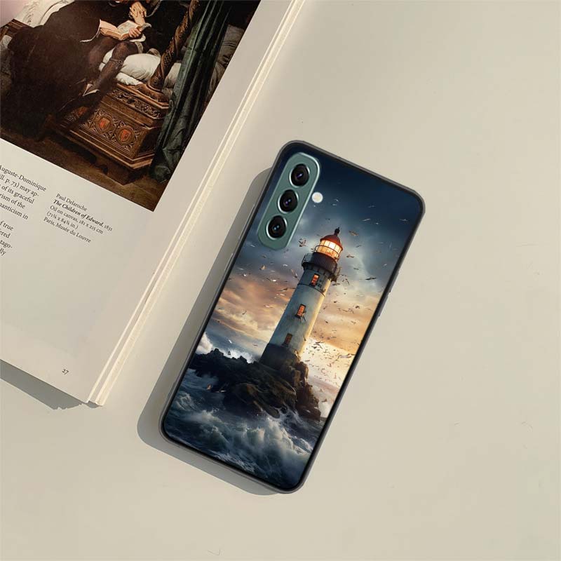 Lighthouse Phone Case for Samsung A54 A14 A24 A34 A17 A37 A57 A55 A35 A25 A15 A07 A05S A04S A12 A22 A32 A52S A72 Galaxy Note 20