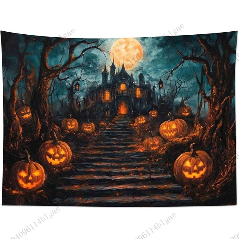 Moonlit Octopus Attacking Ship Fantasy Art Tapestry Themed Room Decoration Wonder Home Decor Cloth Bedroom Tapestry Fantasy Real