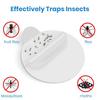 10Pcs In 1 Box Fly Traps Sticky Glue Boards Strong Stickiness Fruit Flies Gnats Moths Mosquito Lamp Refillable Sticky Pads Set