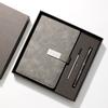 Para Porsche Panamera 911 Carrera-GT 918-Spyder 997 991 968 Cayman A5 Caderno de Negócios Emblemas de Carro Capa de Couro Com Caneta Neutra