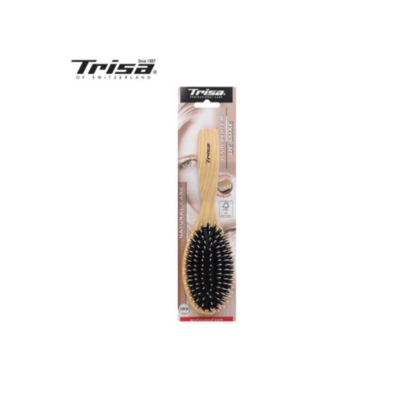 [6438] TRISA Natural Lava Cushion vs. Brush