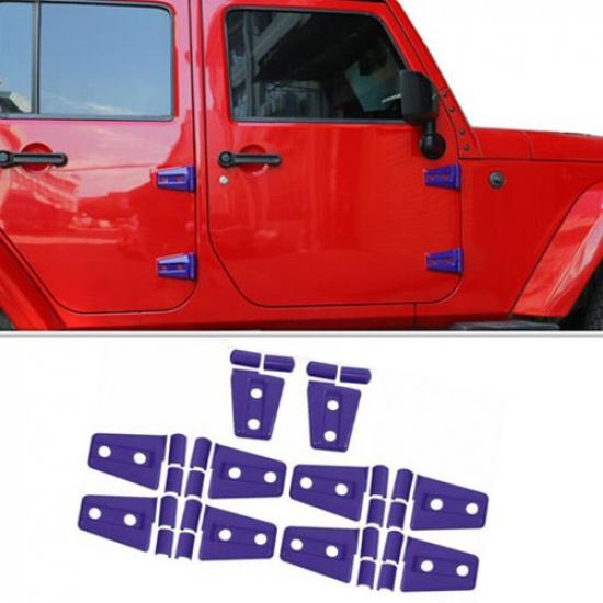 Накладка на петлю капота и петлю двери Для Jeep Wrangler JK 2007-17 Фиолетовые Аксессуары