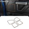 Door Speaker Cover Trim Frame Wood Grain For 2015-20 Ford F150 Accessories Inner