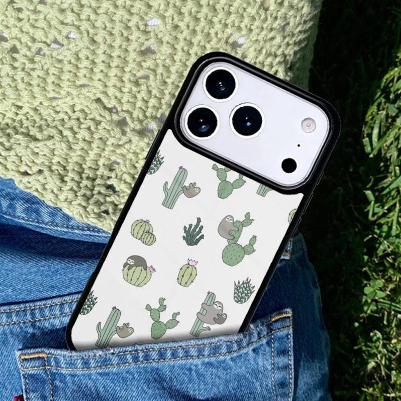 Cactus Plants Succulents Phone Case Cover for IPhone 11 12 13 14 15 16e 17 Pro Max Coque for IPhone 17 Air