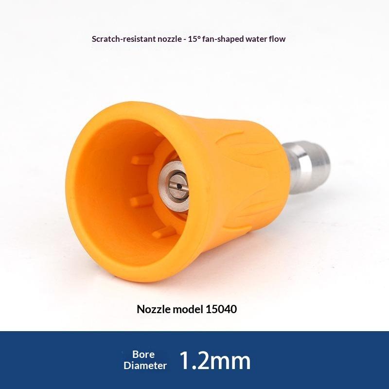 High Pressure Car Washer Nozzle Tips Quick Connect Stainless Steel Sector Sprayer for Auto Detailing Yard Cleaning Use
