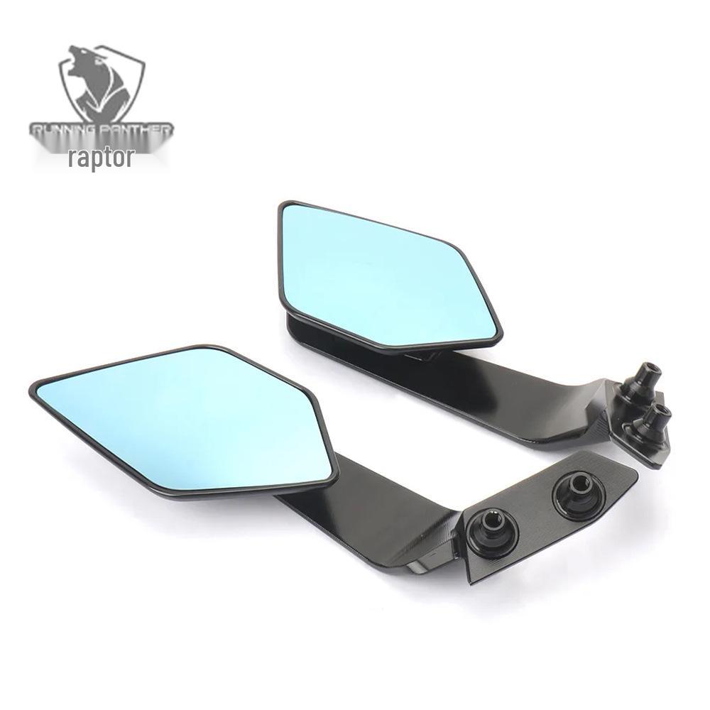 Aluminum Alloy HD Reflective Rearview Mirrors with Wind Deflectors for BMW S1000RR (Models 19-25)