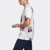 Adidas Originals Trefoil Stickerbomb Tee Crew Neck Short Sleeve T-Shirt Men Tops White DX3649