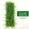 Artificial Green Plant Wall with Flowers - Decorative Turf Mat for Landscaping and Windowsills