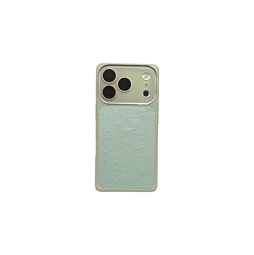 Square Crystal Lens Denim Case for iPhone 17 Pro Max/16 Pro Full Coverage 14/15