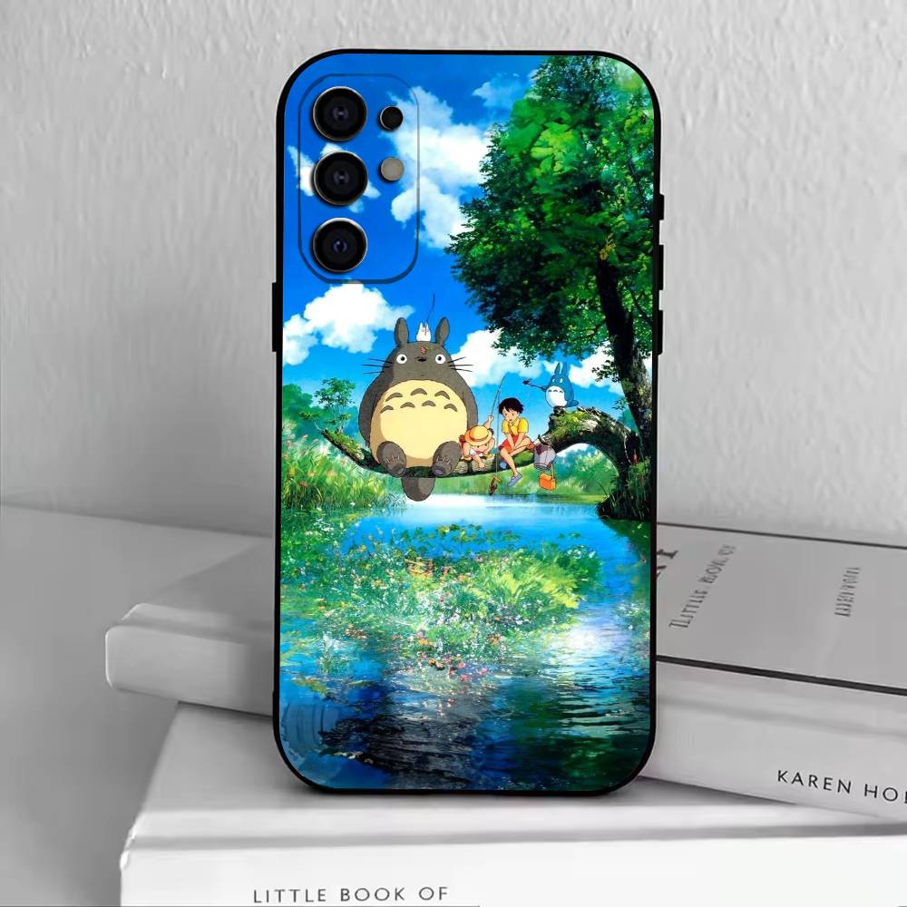 

My To to ro Phone Case Black Silicone Soft For Samsung S25,S24,S21,S22,S23,S30,Ultra,S20,Plus,Fe,Lite Samsung S24fe