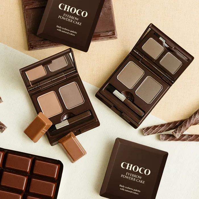 

Choco Eyebrow Powder Cake [2 colors] No. 1 - Gray/Khaki Black