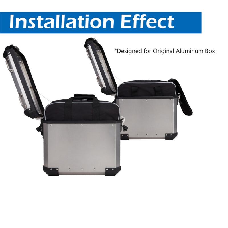 31L Motorcycle Luggage Bag Black Inner Rear Case Bag For Bmw R1200Gs Adventure