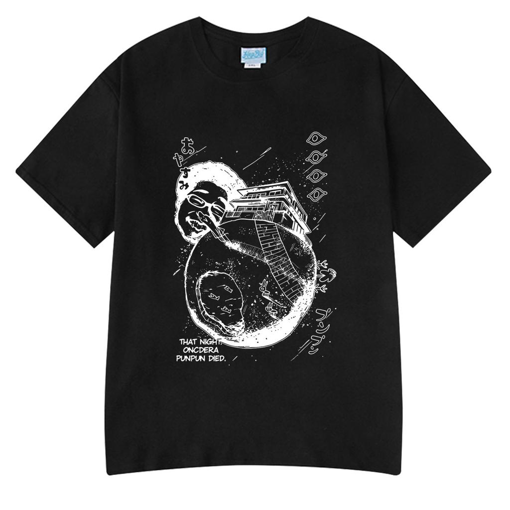 Manga Oyasumi Goodnight Punpun Tanaka Vintage s Men's Women Streetwear Clothing Harajuku Oversi