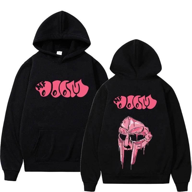 Rapper Mf Doom Madlib Madvillain Hoodies Men New Hip Hop Casual Hoodie Vintage Pullovers Loose Hoodie Y2k Clothes Sweatshirts